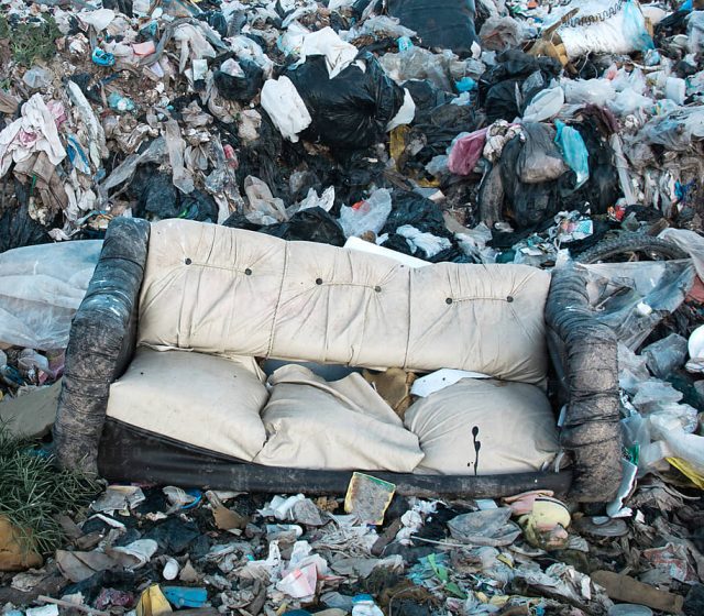 Furniture. Landfill trash, not treasure.