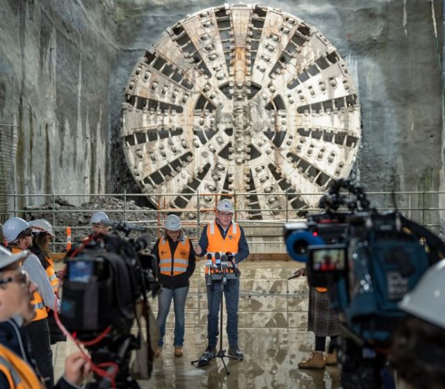 Machines Break Through on Huge Melbourne Road Tunnel