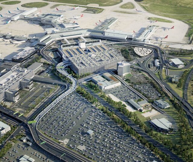 Construction Giant Bags Huge Melbourne Airport Project