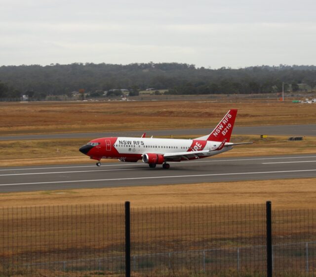 First jet lands at Australia’s newest international airport