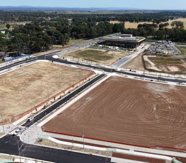First civil works on Australia’s newest city are now complete