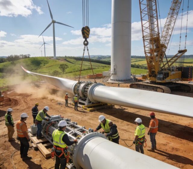 Australia’s wind and solar construction boom slows down
