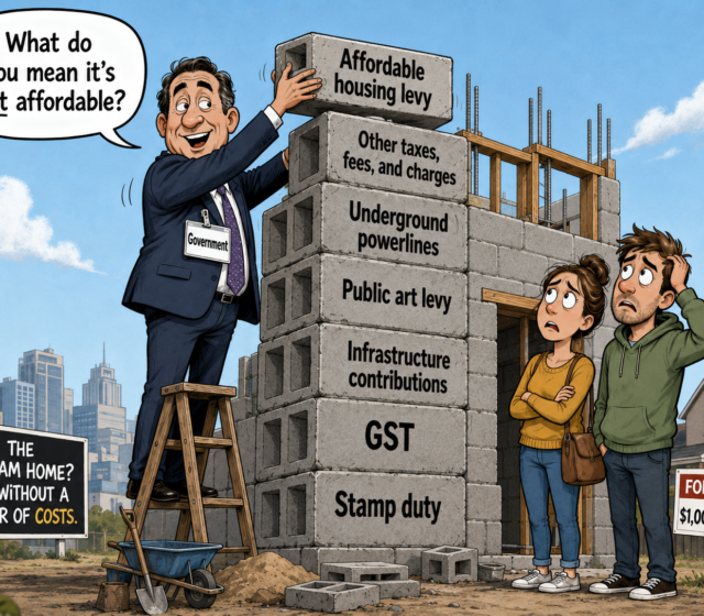 When did the Governments give up on market forces to drive housing supply?